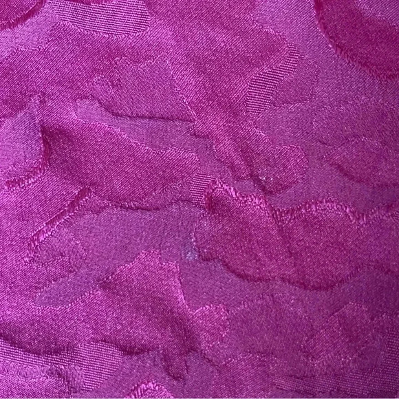 Vintage 1970 Yves Saint Laurent Rive Gauche| Red Silk Bow Blouse| 36 - Picture 9 of 11